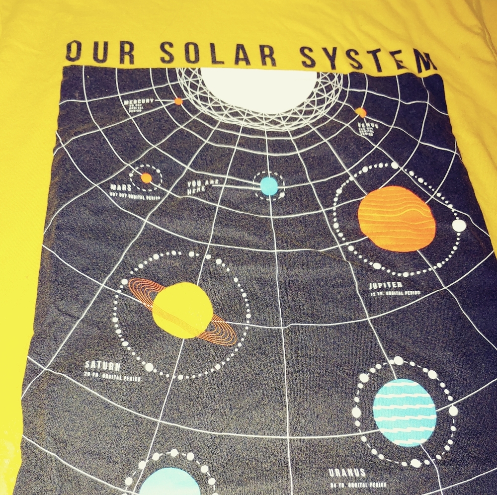 Boys solar system tee